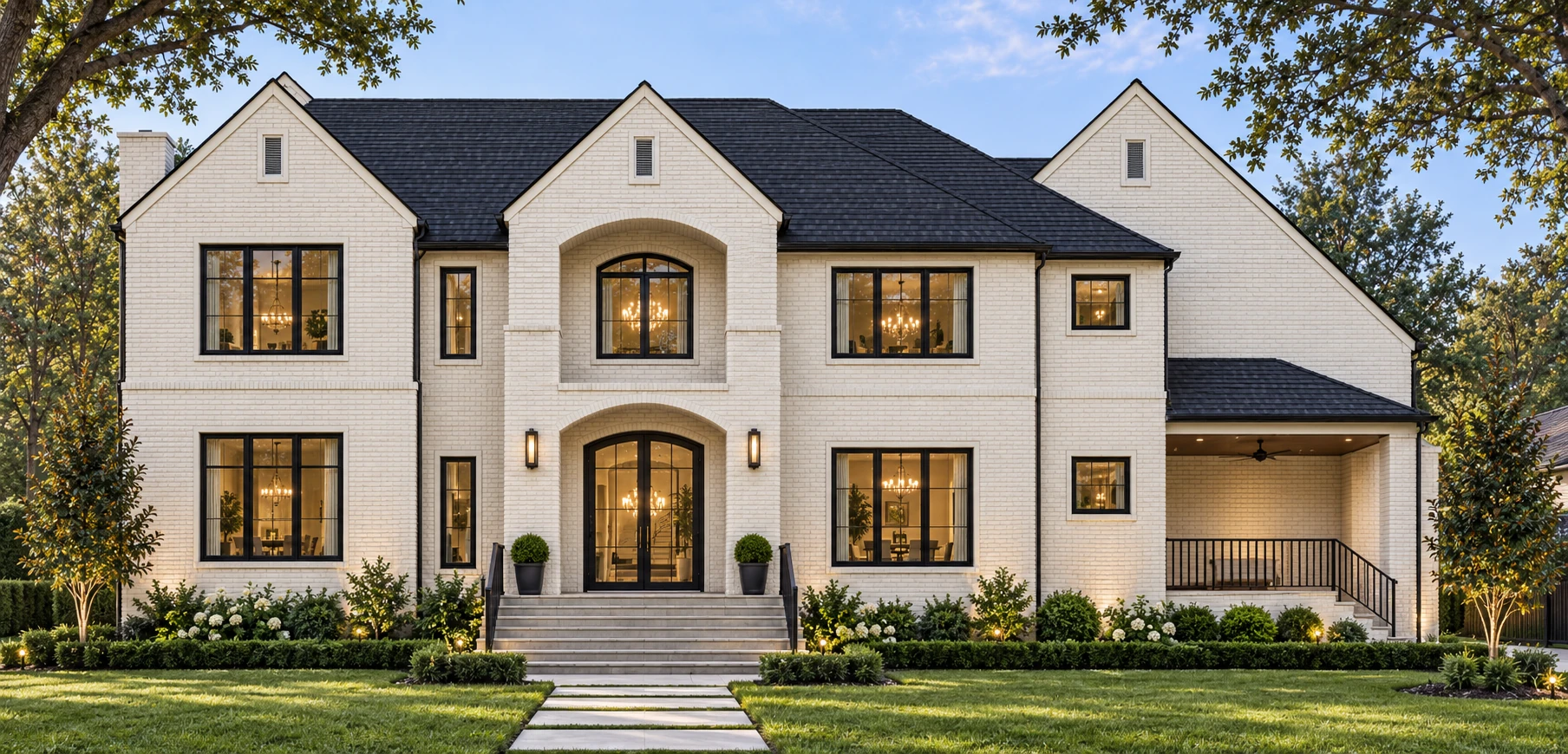 Architectural rendering of 10 Legend Lane, a planned residence by Parish Custom Homes in Memorial